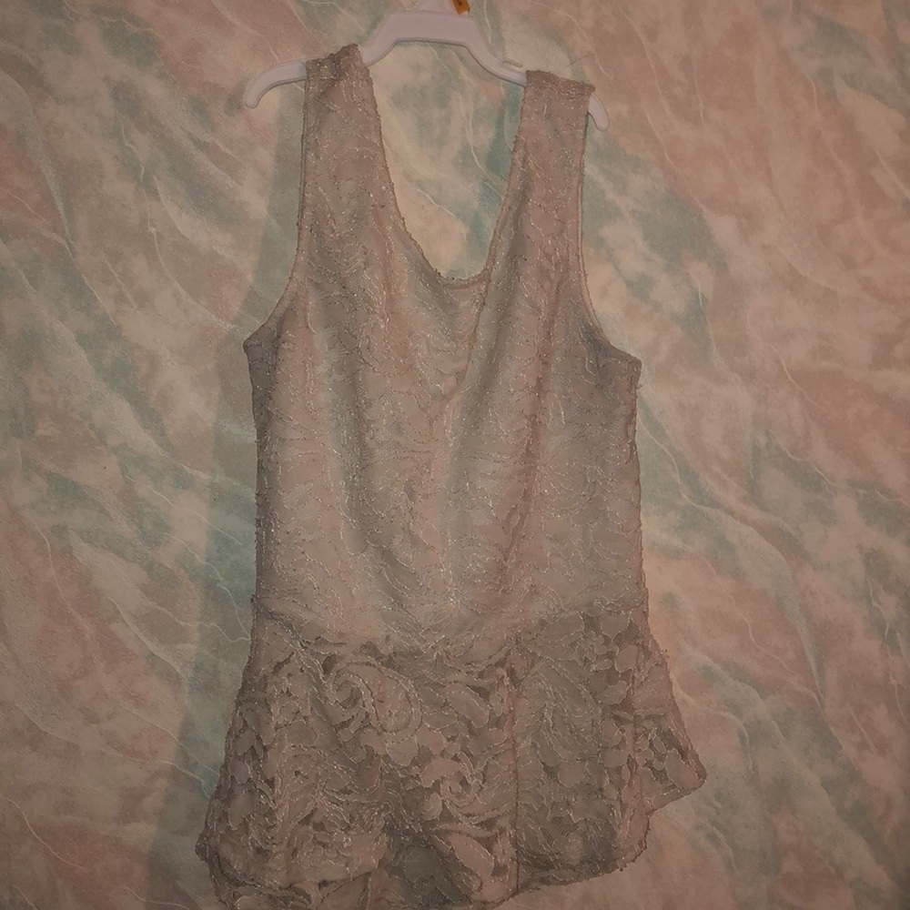 Tank top styled dress shirt